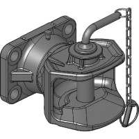 PRIKLOP ROČNI VRTLJIV 140x80mm M16