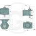 PRIKLOP ROČNI VRTLJIV 140x80mm M16