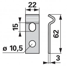 PLOŠČA VZMETNA ESM