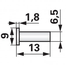 ZAKOVICA 6,5x13 BCS Laser