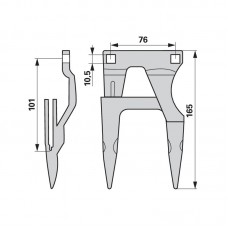 Vodilo dvojni prstov Schumacher