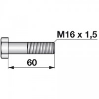 VIJAK M16x60 za NOŽ VRTAVKASTA BRANA