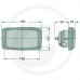 ŽAROMET STEYR FENDT H4 HELLA 182x102mm