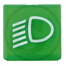 EMBLEM TIPKE STIKALA KRATKA LUČ ZELENA