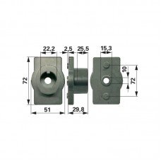 NOSILEC NOŽA AYP, PARTNER FI25,4