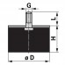 GUMI BLAŽILEC M10x28 H=20 D=50mm