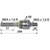 KONČNIK AKSIALNI M22/M24 JD SAME AL39316 KONČNIK AKSIALNI M22/M24 JD SAME AL39316
