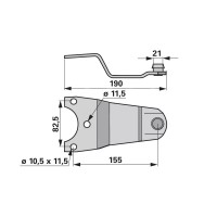 NOSILEC NOŽA KOSILNICA MORTL