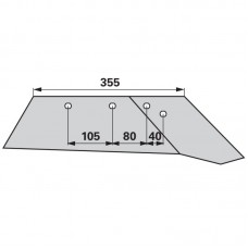 LEMEŽ PLUG REGENT DESNI