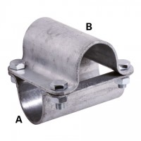 OBJEMKA CEVNA DVOJNA 1 1/2"