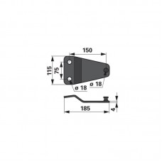 NOSILEC NOŽA ČELNA KOSILNICA SIP