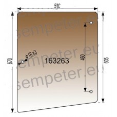 STEKLO KABINE BOČNO SAME Brieda TS54 S3