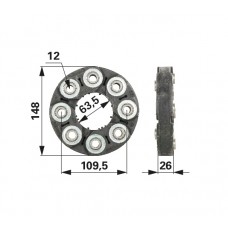 SKLOPKA KARDANA LINDNER