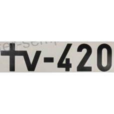 NALEPKA "TV-420" TOMO VINKOVIĆ prozorna