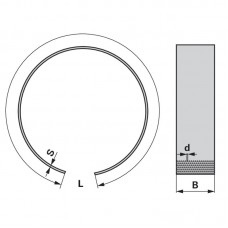 SITO MLINA 1300x100x3mm LUKNJE 3,5mm