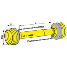 ZAŠČITA KARDANA PVC W2400 L=550