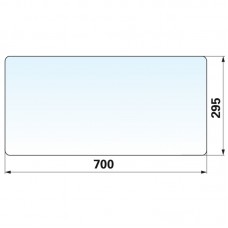STEKLO KABINE ZADAJ SPODAJ LINDNER fiksn