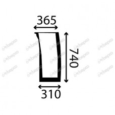 STEKLO KABINE LANDINI SPREDAJ SPODAJ lev