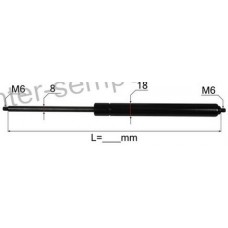 AMORTIZER KABINE BREZ PRIK.L504 F200