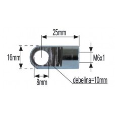 PRIKLJUČEK AMORTIZERJA ALU FI=8 M6x1