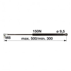 AMORTIZER KABINE L=495 JD 1950