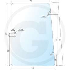 STEKLO KABINE BOČNO SAME SLH L // D