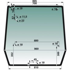 STEKLO KABINE ZADAJ NH CASE kopija