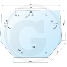 STEKLO KABINE ZADAJ SAME FRUTTETO DORADO