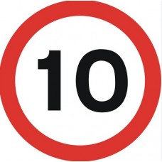 NALEPKA HITROSTI 10km/h