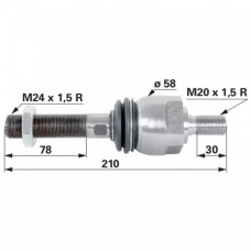 ZGLOB VOLANA AKSIALNI M24x1.5D / M20x1.5